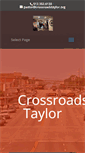 Mobile Screenshot of crossroadstaylor.org