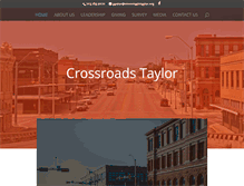 Tablet Screenshot of crossroadstaylor.org